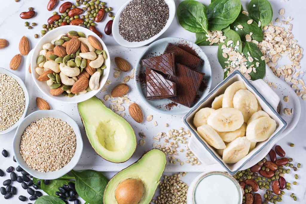 voedingsmiddelen met veel magnesium erin